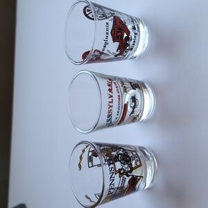 3 Pennsylvania Shot Glasses